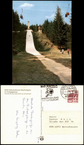 Ansichtskarte bischofsgrün - ansichtskarte,