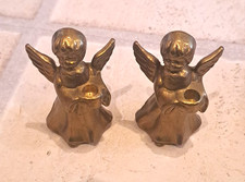 Engel - Kerzenhalter  - Messing - Puppenkerzen - 6cm