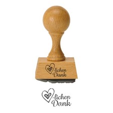 Herzlichen Dank Holzstempel