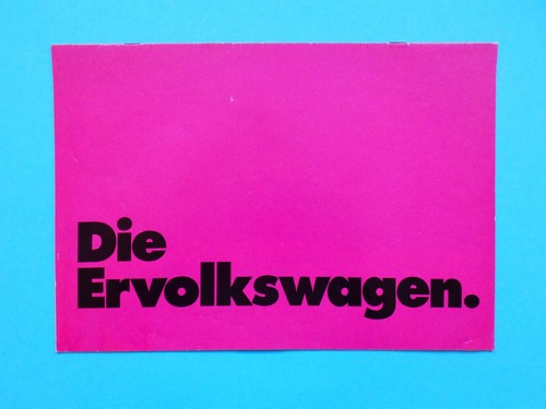 Prospekt käfer - prospekt, vw