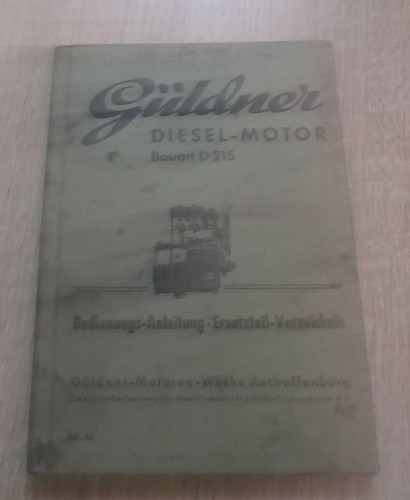Güldner kleindieselmotor d215 - güldner,
