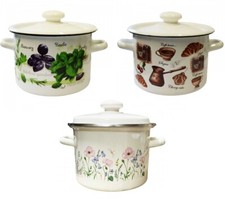 Kochtopf mi Deckel emaillierte