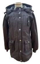 Mini A Ture Winterjacke/ Mantel Parka Gr. 152 Mädchen schokobraun dänisch