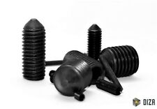 Gewindestifte mit Spitze Schwarz Madenschrauben DIN914 M2M3M4M5M6M8M10M12M16M20