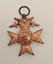 ?️ ORIGINAL Militär-Verdienstkreuz Bayern 3. Klasse Kreuz+Schwerter - Merenti