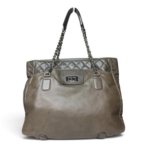 Chanel vintage tote - bag, grau