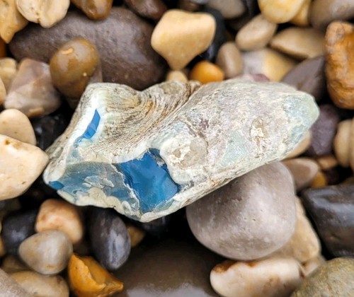 Großes milchig blaues - 6,