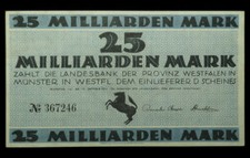 NOTGELD: 25 Milliarden Mark