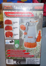 Mauk Klarwasser + Schmutzwasserpumpe Tauchpumpe Garten Keller Wasser Haus Teich