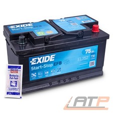 EXIDE AUTOBATTERIE 12V 75Ah
