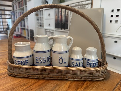 Gewürzset steingut menage - gewürzset,