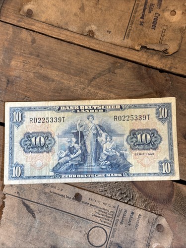 Geldschein deutsche mark - 10,