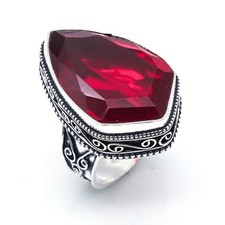 Roter Granat Edelstein 925