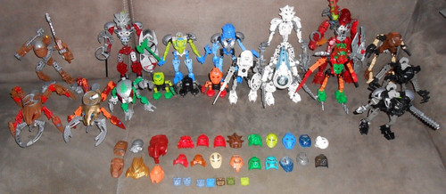 Lego bionicle konvolut 18 - bionicle, ,
