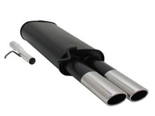 NOVUS Sportauspuff 2x85/58mm passend für VW PASSAT 3B/3BG 1.6/1.8/2.0