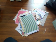 Hobbyaufgabe:Bastelpapiere/verschiedeneGrößen/neutral/Kartenbasteln/(51)