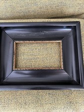 Alter Holzrahmen Mit Gold