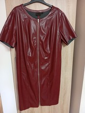 PU Lederkleid  getragen Gr 48
