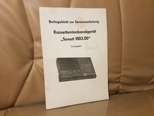 Kassettentonbandgerät Sonett