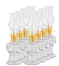 8x Öllampe, 21 cm im Set