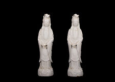 2 antike Blanc de Chine Guanyin, Dehua, China, 18. Jh., Thurn & Taxis, Sotheby’s