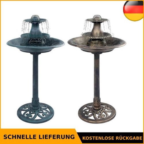 Vogelbad mit springbrunnen - vogelbad,