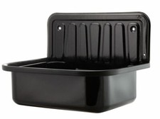 Ausgussbecken Waschbecken für draußen, Garten, Keller, Waschküche | granitfarben