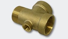 4-Wege Verteiler IG Messing