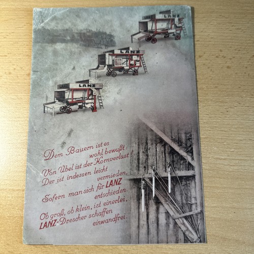 Lanz dreschmaschinen drescher - lanz,