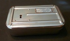 Geldbombe, Tresor, Geldkassette, Dresdner Bank AG Fil. KITZINGEN ohne Schlüssel