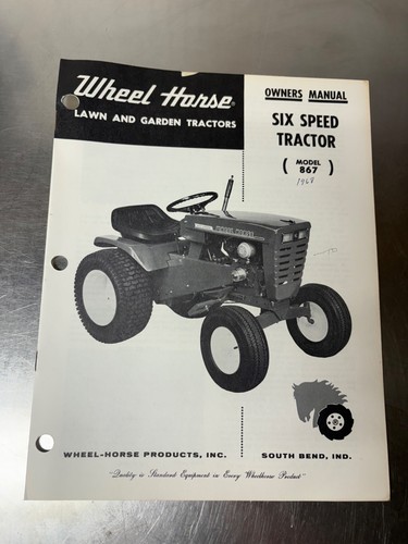 Original wheel horse 867 - wheel,