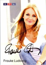 Autogrammkarte  Frauke Ludowig