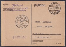 75726) SCHMÖLLN Thüringen saubere Postsache 1931 mit Dienstsiegel im Ortsverkehr