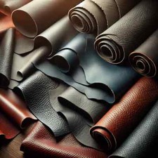 Lederreste Rind bunt –