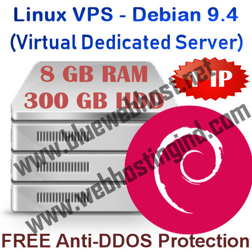 Linux vps server debian - debian, 9.4