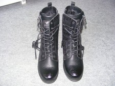 Mustang Boots Schwarz Größe