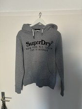 Superdry Hoodie grau mit Logo