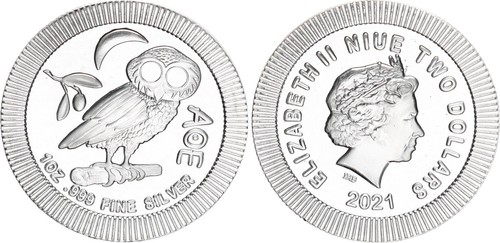 Niue dollar 1oz - 2, silber