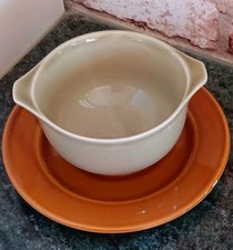 DDR Colditz 8 Soljankatassen inkl.  Unterteller zweifarbig   