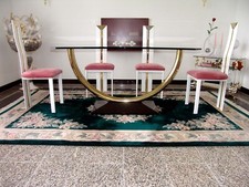 Esstisch Unikat sehr edel ein Traum in Glas, Messing und Granit!