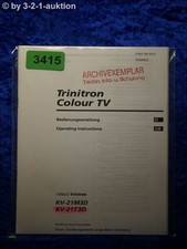 Sony Bedienungsanleitung KV 21M3D /21T3D Color TV (#3415)