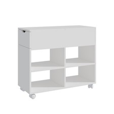 Rollcontainer Aktenschrank Büroschrank Schreibtisch-Trolley Nischenschrank offen