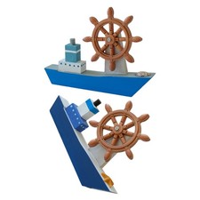  2 Pcs Segelschiff Modell