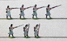 Zinnflachfiguren: Franz. Alte Garde im Mantel , 30mm