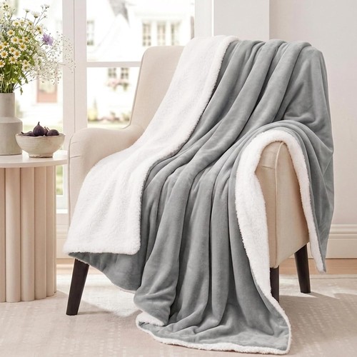 Kuscheldecke sherpa flauschig - kuscheldecke,