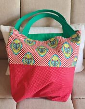 Große Shopper Wende-Tasche bunt farbenfroh Fuchs NEU ca. 44 x 50 cm