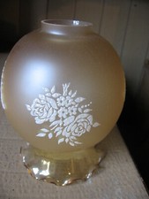 Nostalgischer Glas-Lampenschi