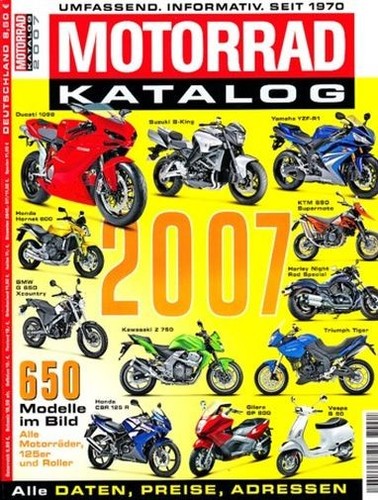 Motorrad katalog 2007 650 - motorrad, +