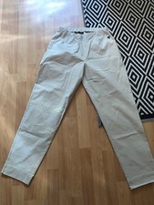 cremeweiße Bund-Damenhose von