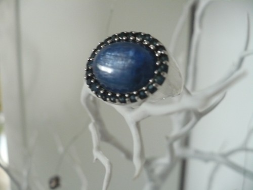 Silber ring mit - ring,